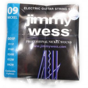 Cuerdas de nickel para guitarra eléctrica 9/42 - Jimmy Wess