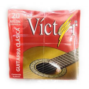 Cuerdas de naylon para guitarra acústica con borla - Víctor