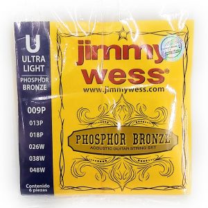 Cuerdas de fósforo y bronce para guitarra electroacústica 9/48 - Jimmy Wess