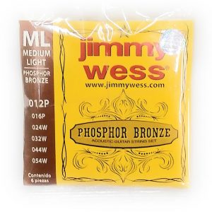 Cuerdas de fósforo y bronce para guitarra electroacústica 12/54 - Jimmy Wess