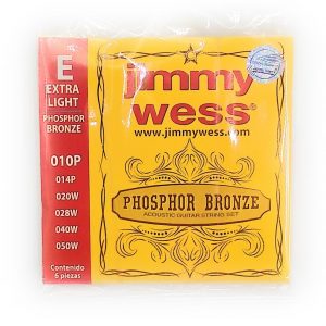 Cuerdas de fósforo y bronce para guitarra electroacústica 10/50 - Jimmy Wess