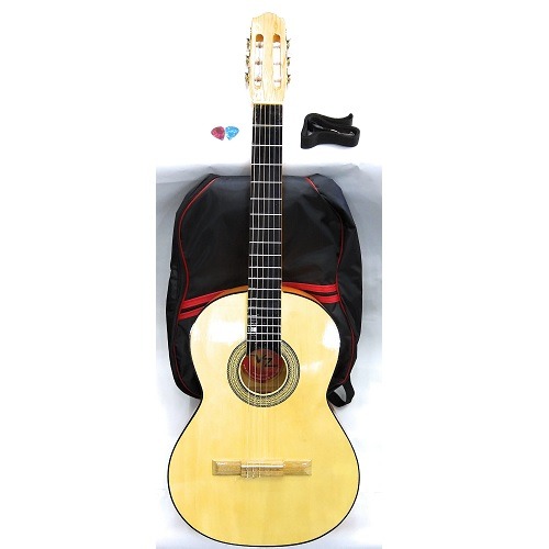 Paquete guitarra acústica tipo Valenciana - funda - 2 plumillas - taly - Karen Music