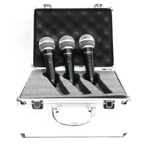 Set de 3 micrófonos con estuche - PRO58X3